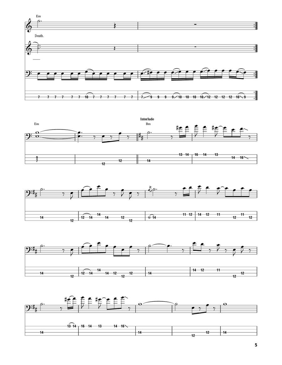 Powerslave Electric Guitar scores gallery preview page 5