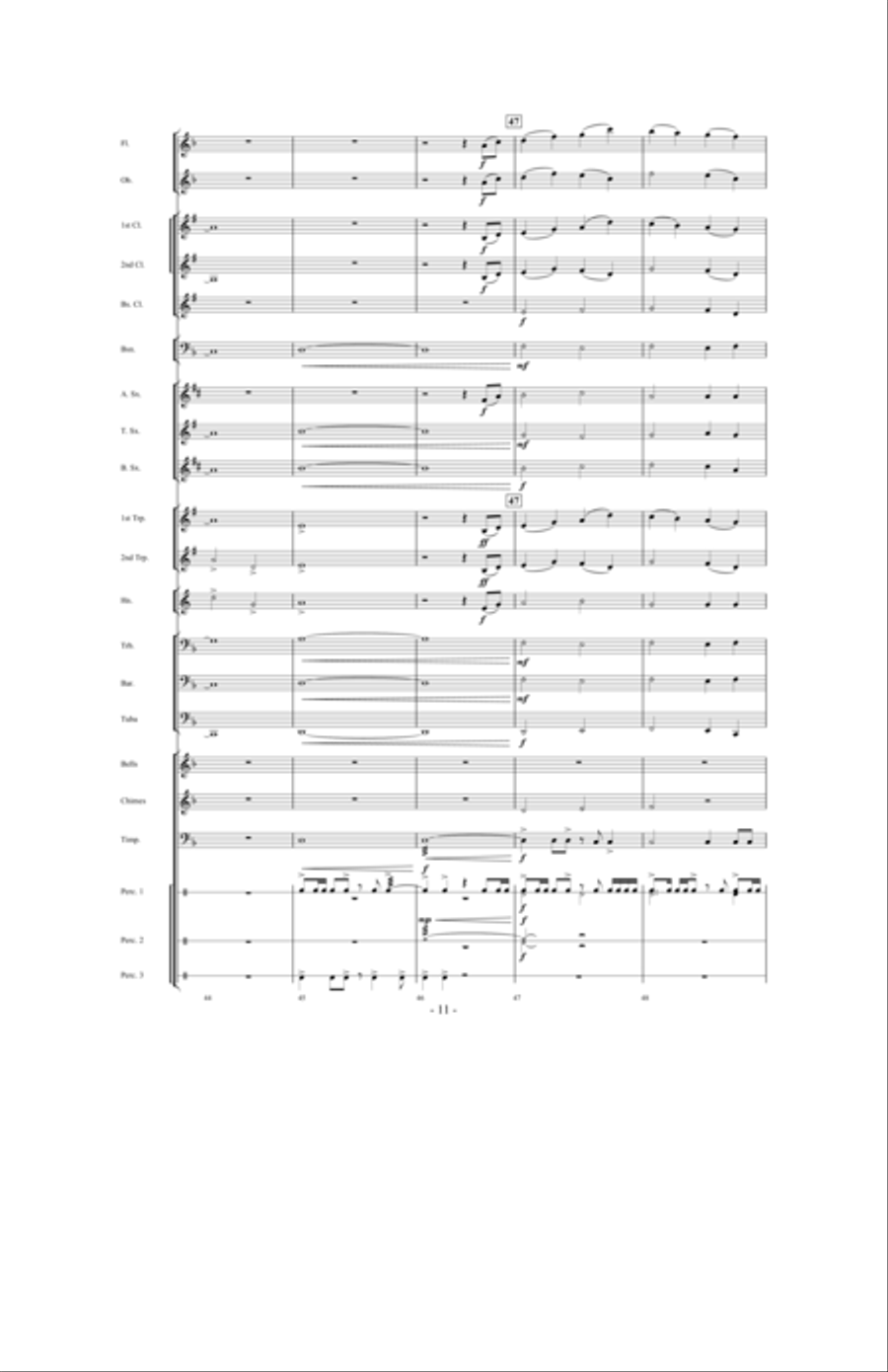 The Black Eagles Concert Band scores gallery preview page 10