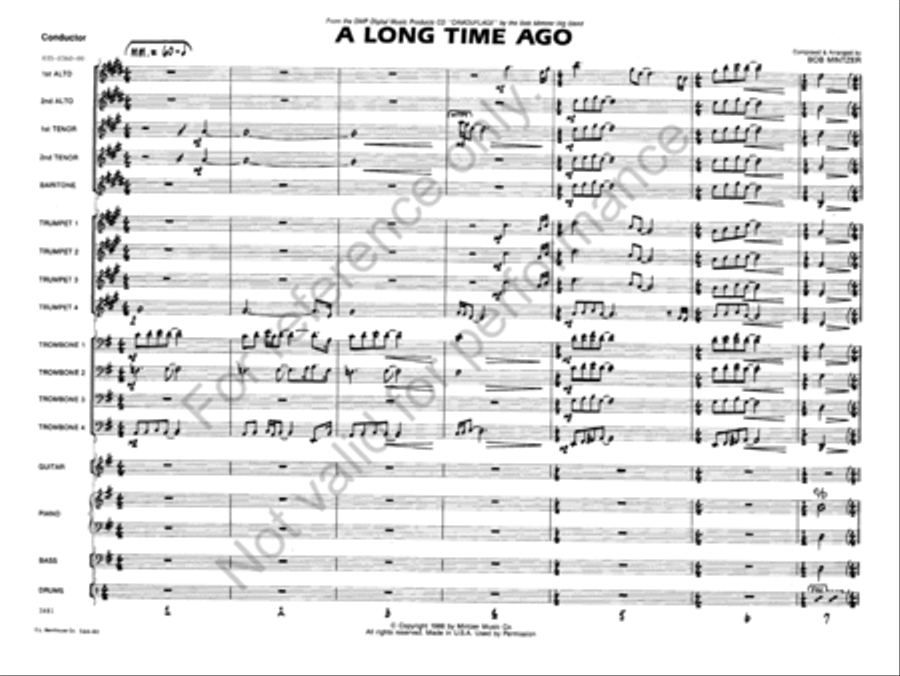 A Long Time Ago A Long Time Ago Jazz Ensemble scores gallery preview page 2
