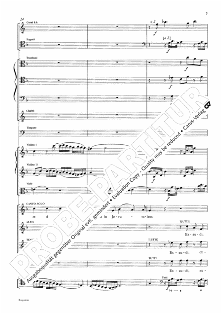 Requiem Requiem 4-Part scores gallery preview page 16