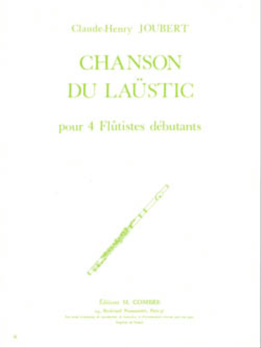 Chanson du Laustic Flute Quartet scores gallery preview page 1