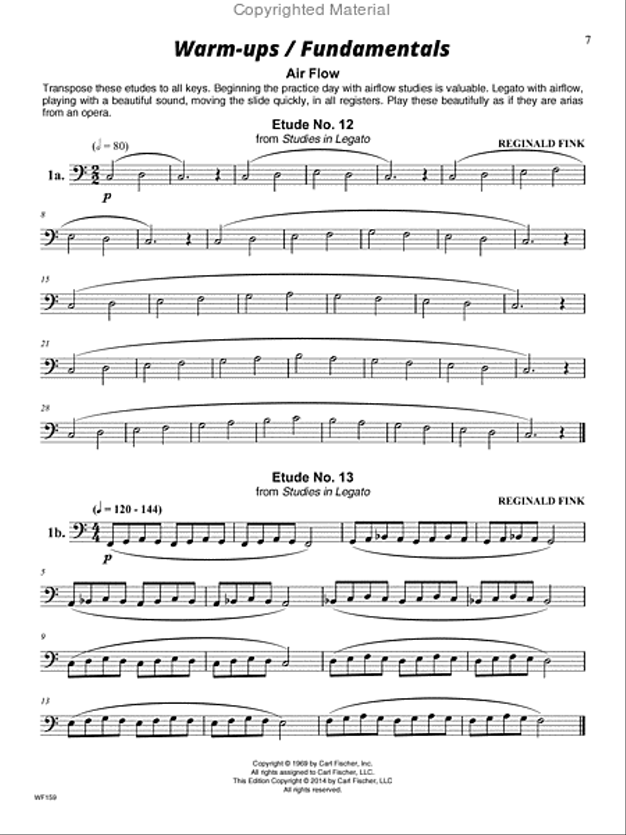 Student's Essential Studies for Trombone Trombone scores gallery preview page 2