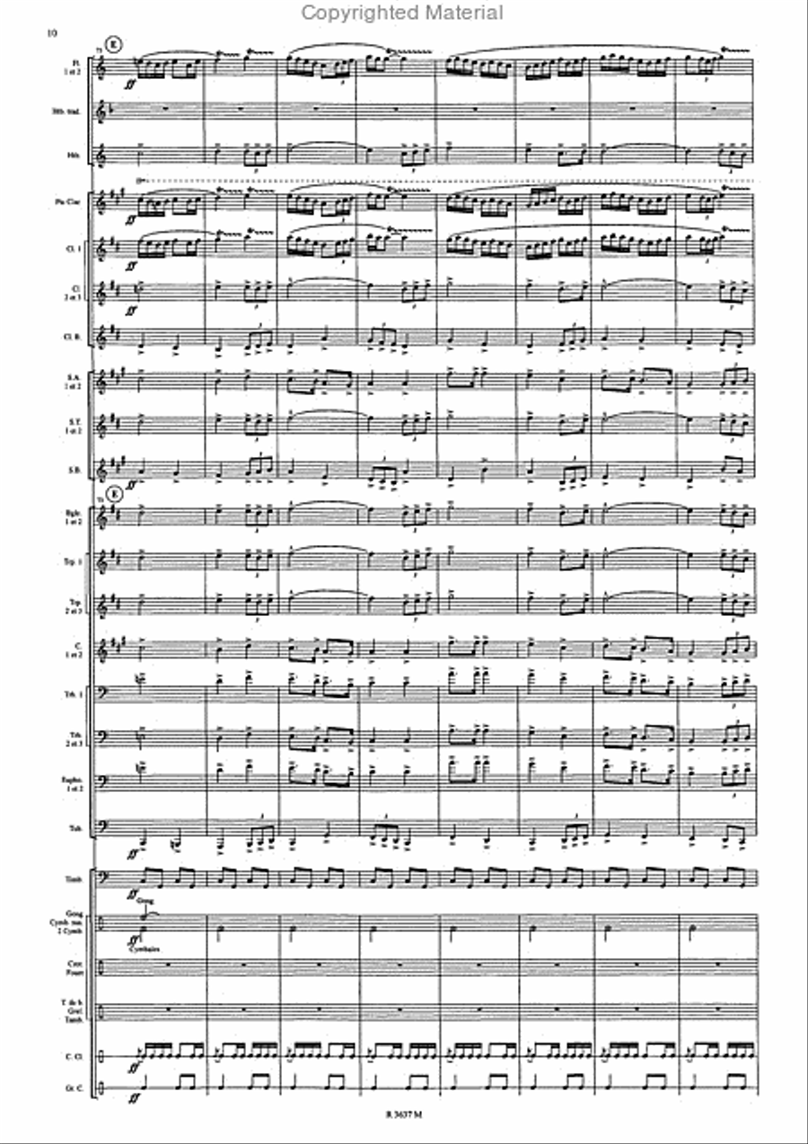 Ambaixadora Contrabandistas Concert Band scores gallery preview page 11