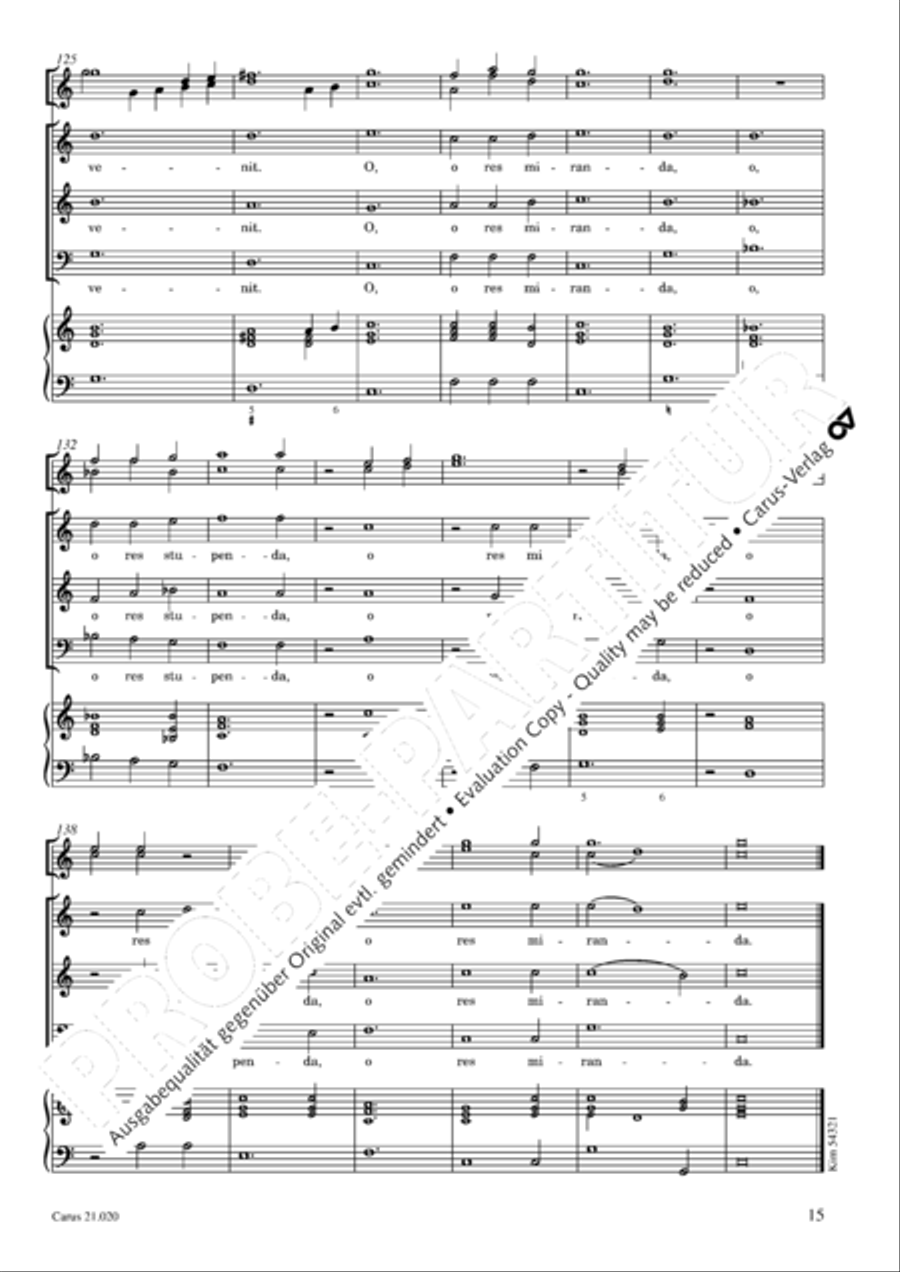 In festo purificationis Choir scores gallery preview page 16
