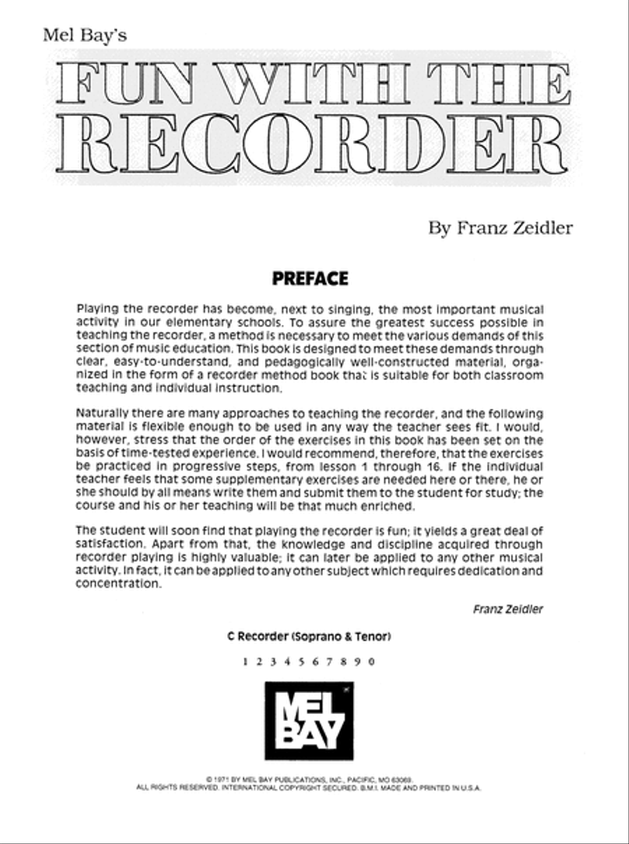 Fun with the Recorder Recorder scores gallery preview page 2