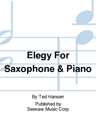 Elegy for Saxophone & Piano