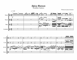 Spicy Ramen - Drumline Cadence