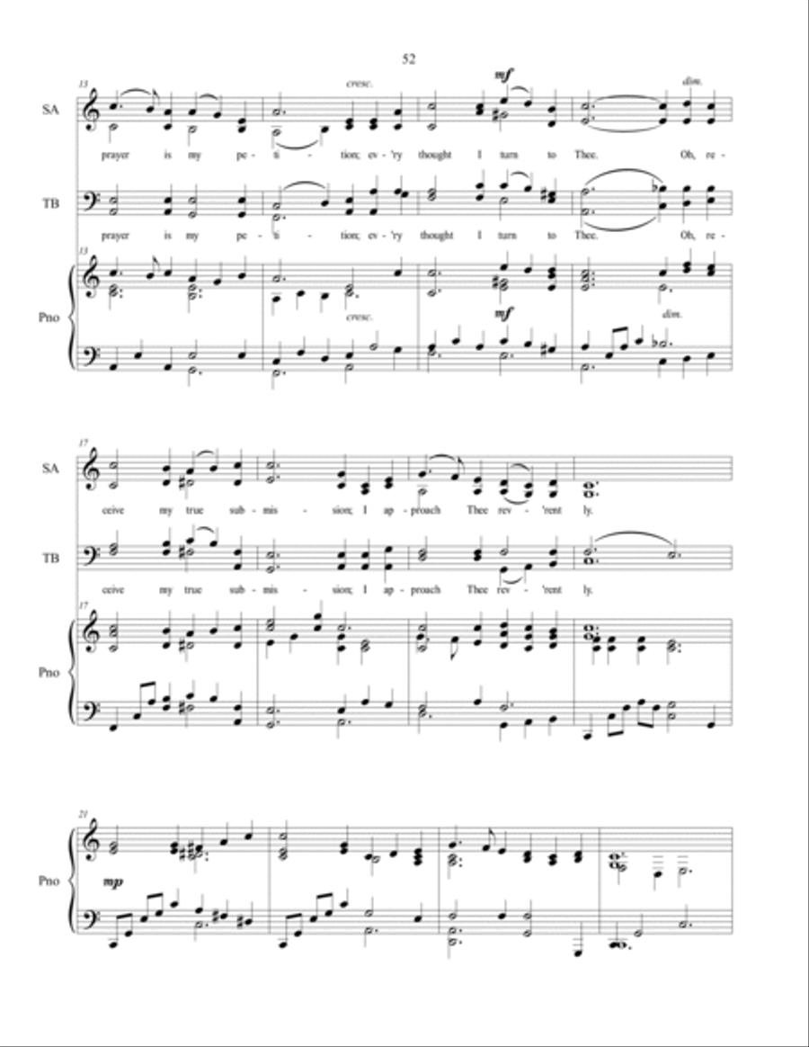 Merciful Savior, Redeemer - sacred music for SATB choir Divisi scores gallery preview page 3