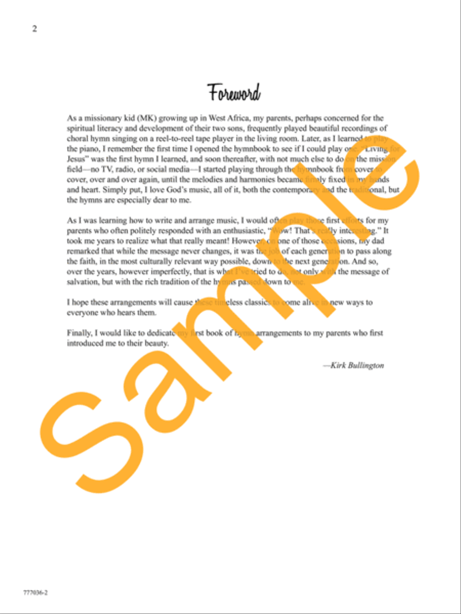 Thy Presence, My Light Piano Solo scores gallery preview page 3