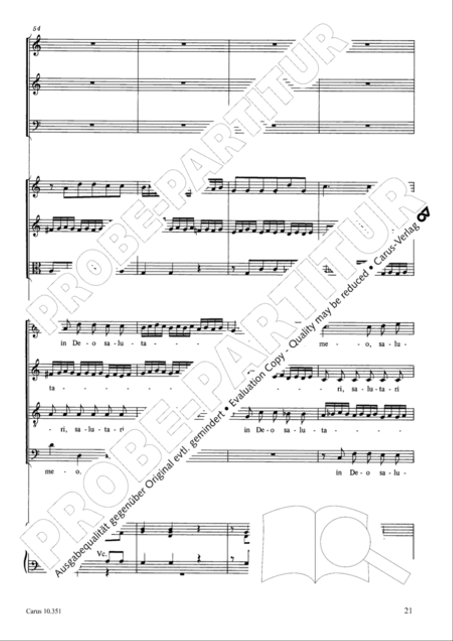 Magnificat Magnificat 4-Part scores gallery preview page 22