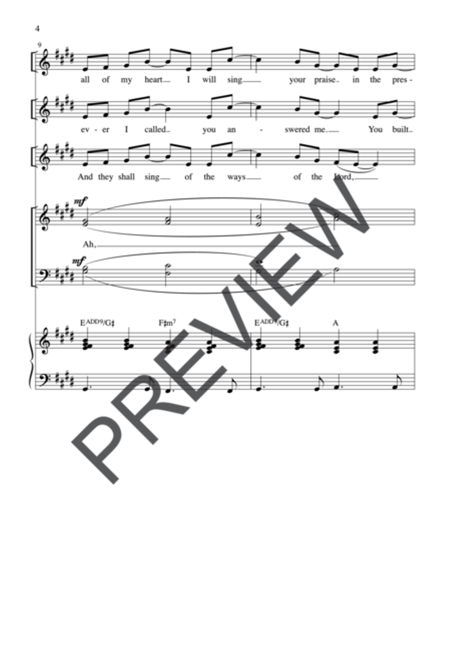 In the Presence of the Angels 4-Part scores gallery preview page 4