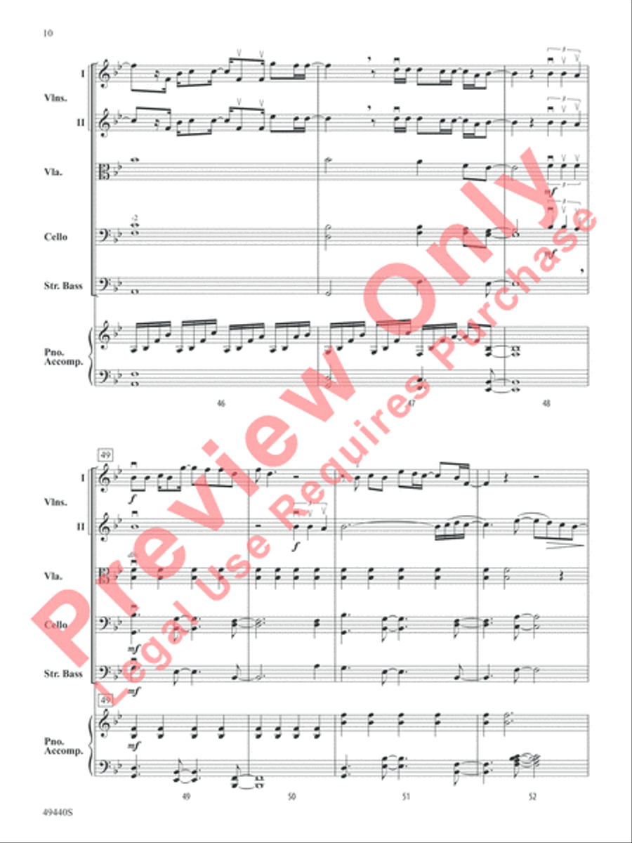 Found/Tonight String Orchestra scores gallery preview page 11