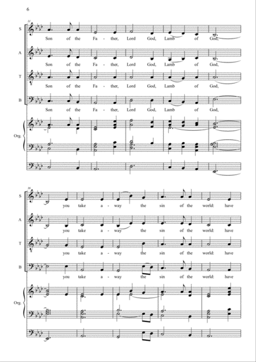 A Common Service 4-Part scores gallery preview page 6