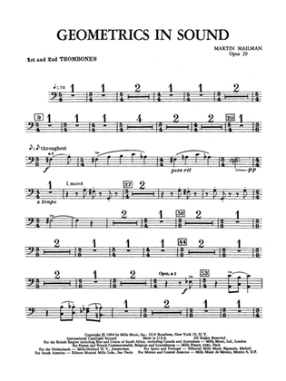 Geometrics in Sound, Op. 29: 1st & 2nd Trombones