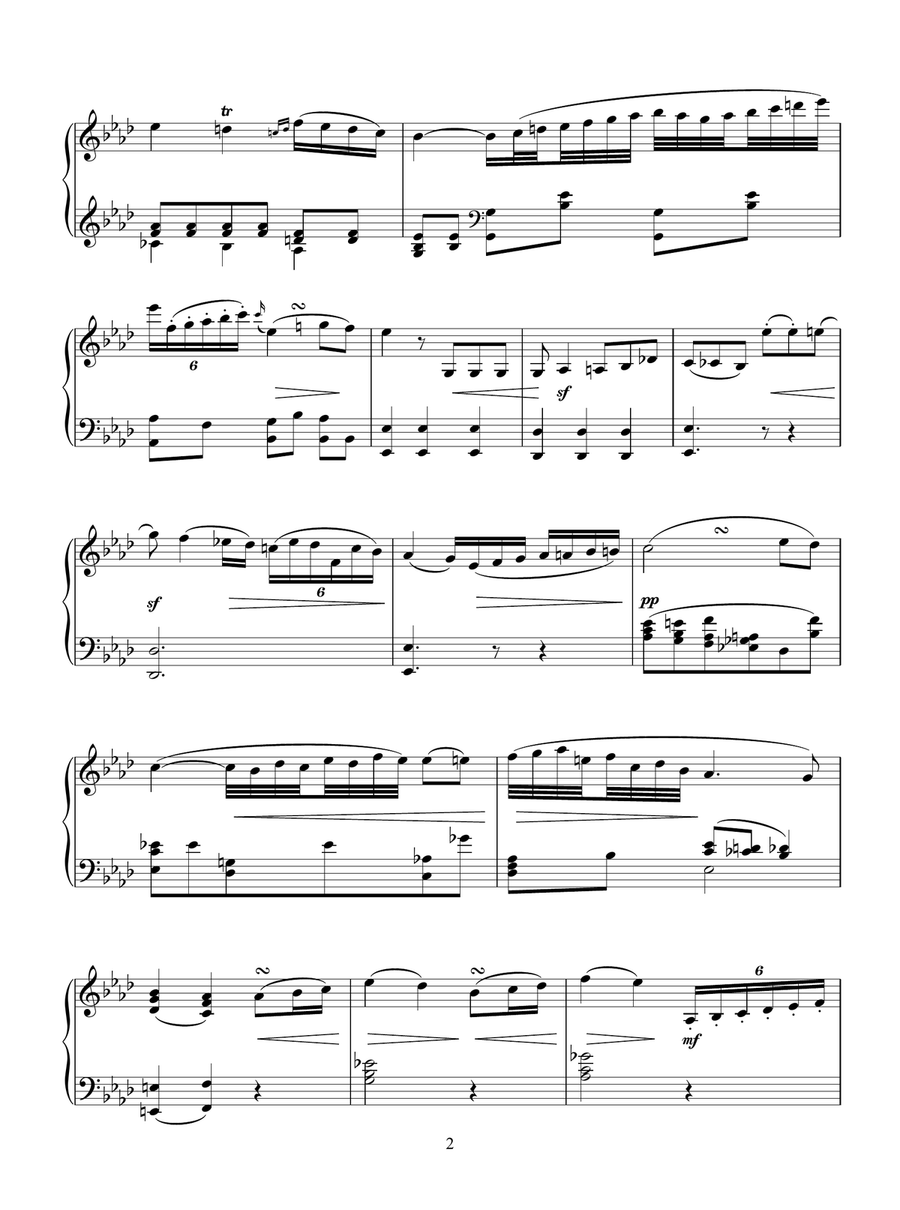 Clarinet Concerto No.1 In C Minor, Op.26, 2nd Movement Clarinet scores gallery preview page 2