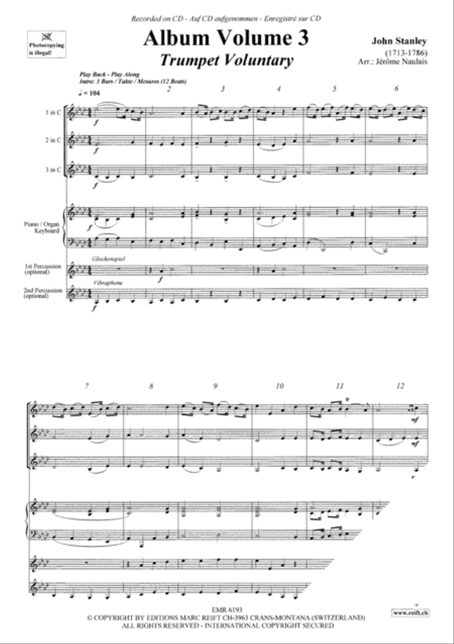 Album Volume 3 Trumpet Trio scores gallery preview page 4