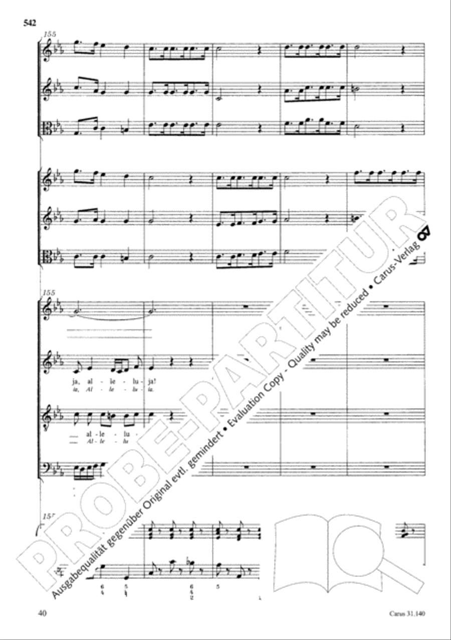 The Complete Sacred Vocal Works (Das geistliche Vokalwerk) Voice scores gallery preview page 543