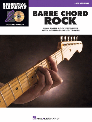 Book cover for Barre Chord Rock Late - Beg Guitar Book/CD Ee