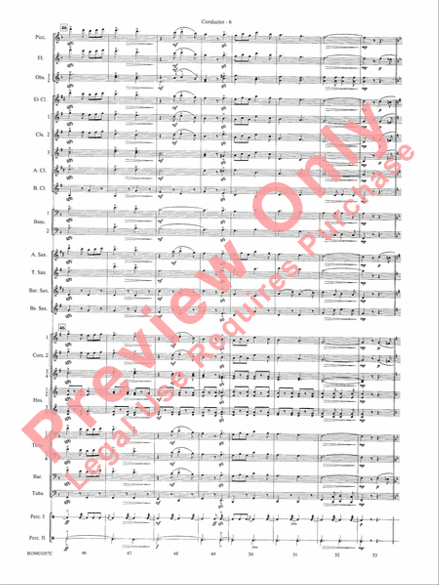 Black Horse Troop - Cb Concert Band scores gallery preview page 8