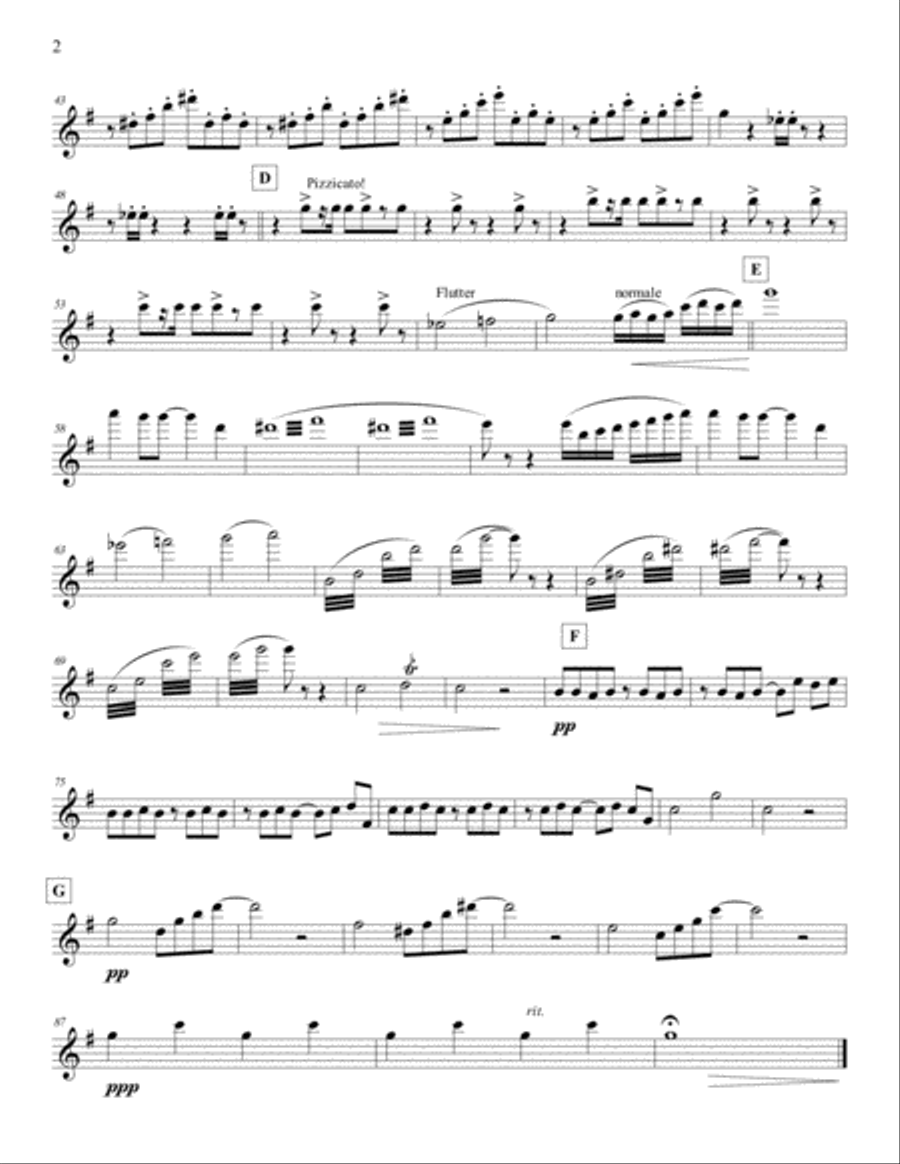 Creep Woodwind Quintet scores gallery preview page 2