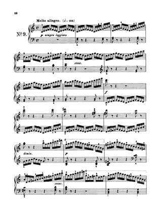 Czerny: School of Velocity, Op. 299 No. 9