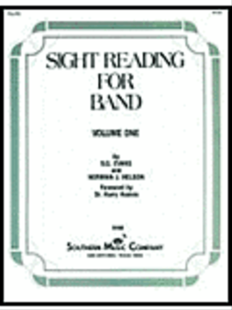 Sight Reading for Band, Book 1 Concert Band Methods scores gallery preview page 1