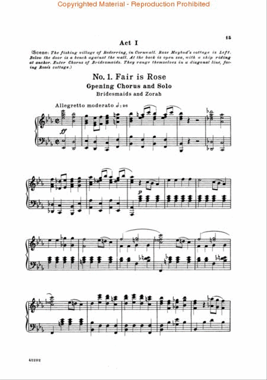 Ruddigore - Vocal Score Complete Voice scores gallery preview page 3
