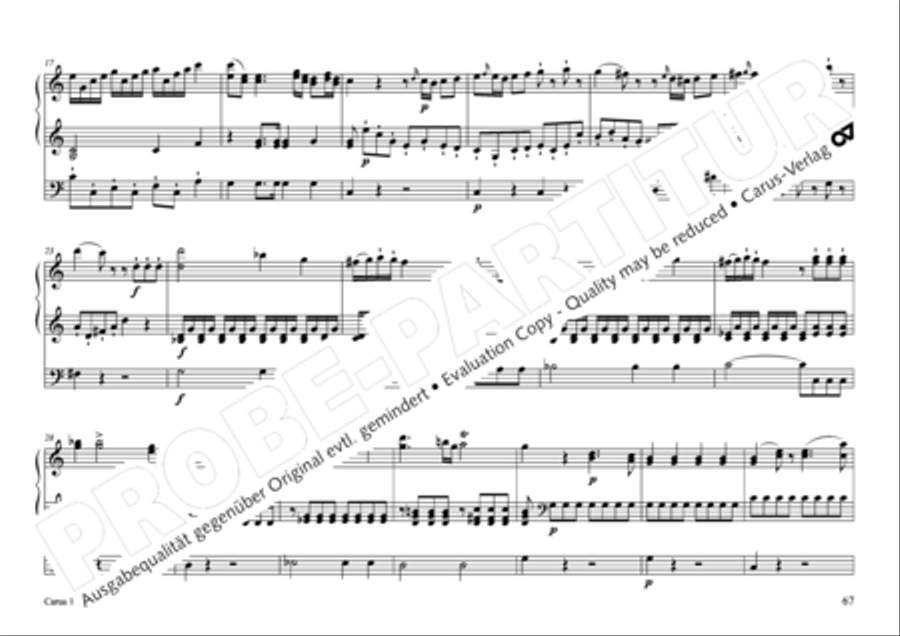 17 Church sonatas Organ Solo scores gallery preview page 68