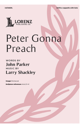 Book cover for Peter Gonna Preach