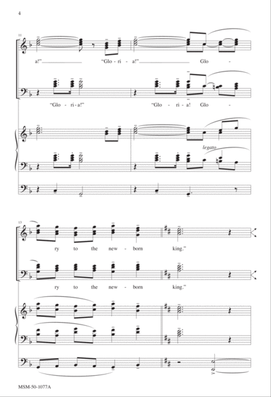 Hark! The Herald Angels Sing SSAATTBB scores gallery preview page 3