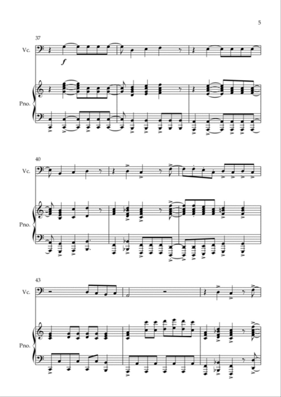 Mamma Mia Piano scores gallery preview page 5