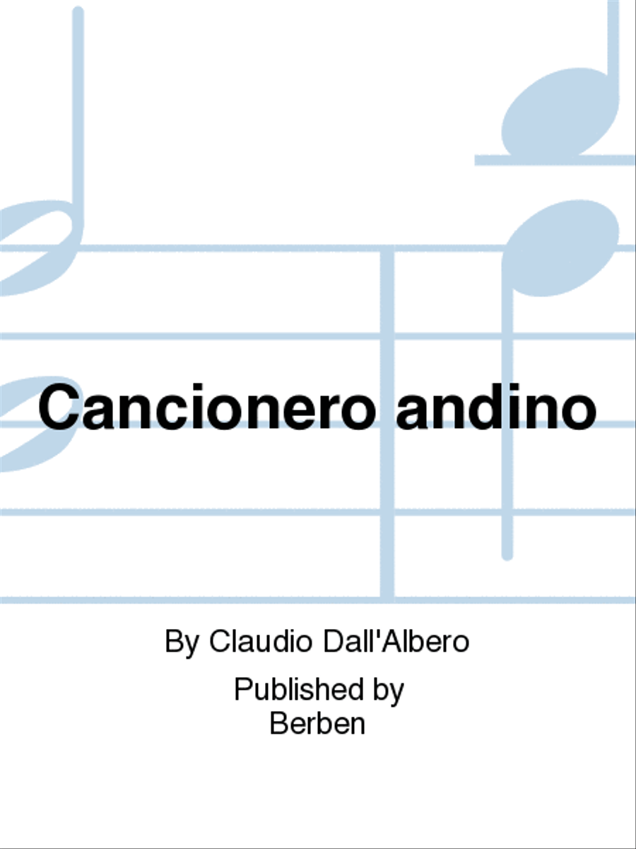 Cancionero andino Chamber Music scores gallery preview page 1
