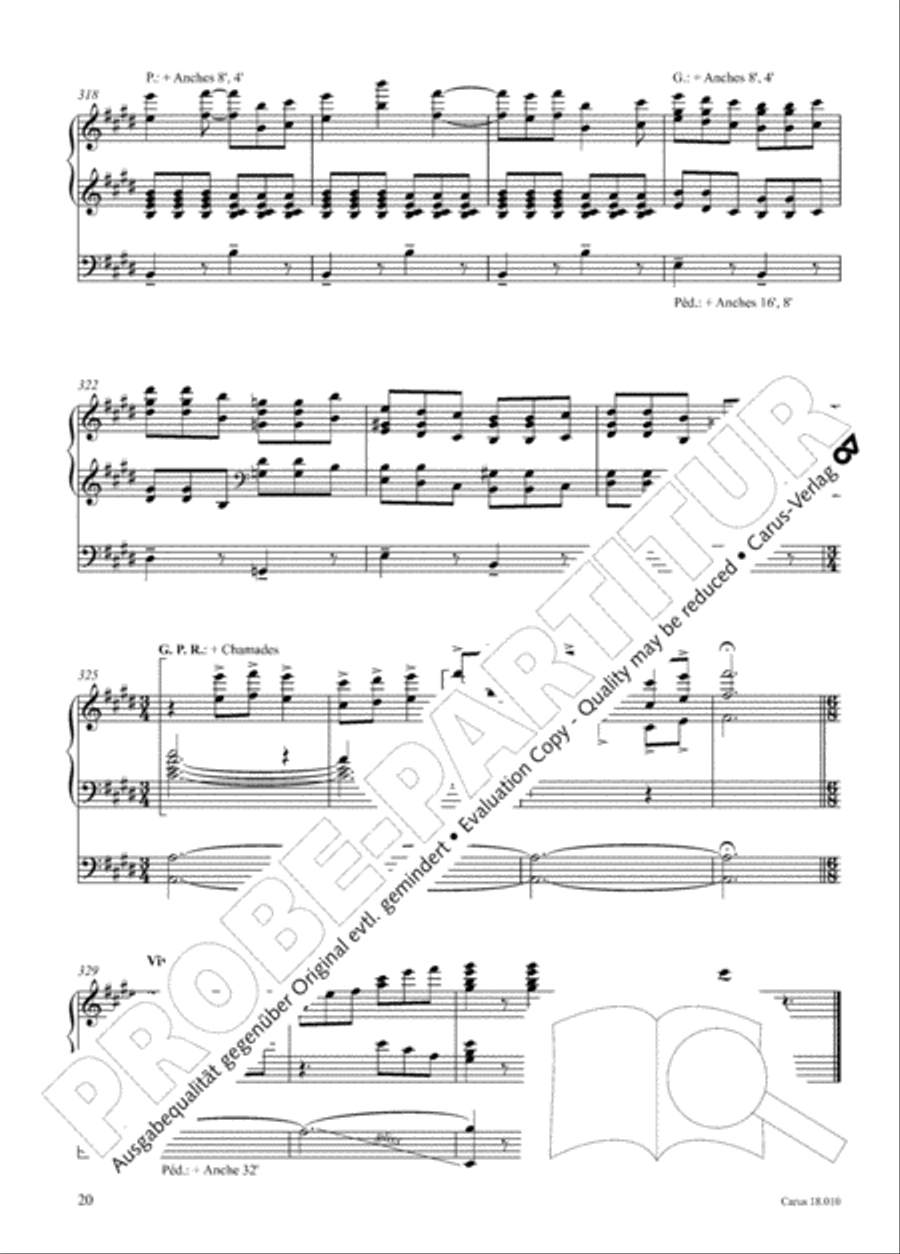 Danse (Tarantelle styrienne) Organ scores gallery preview page 21