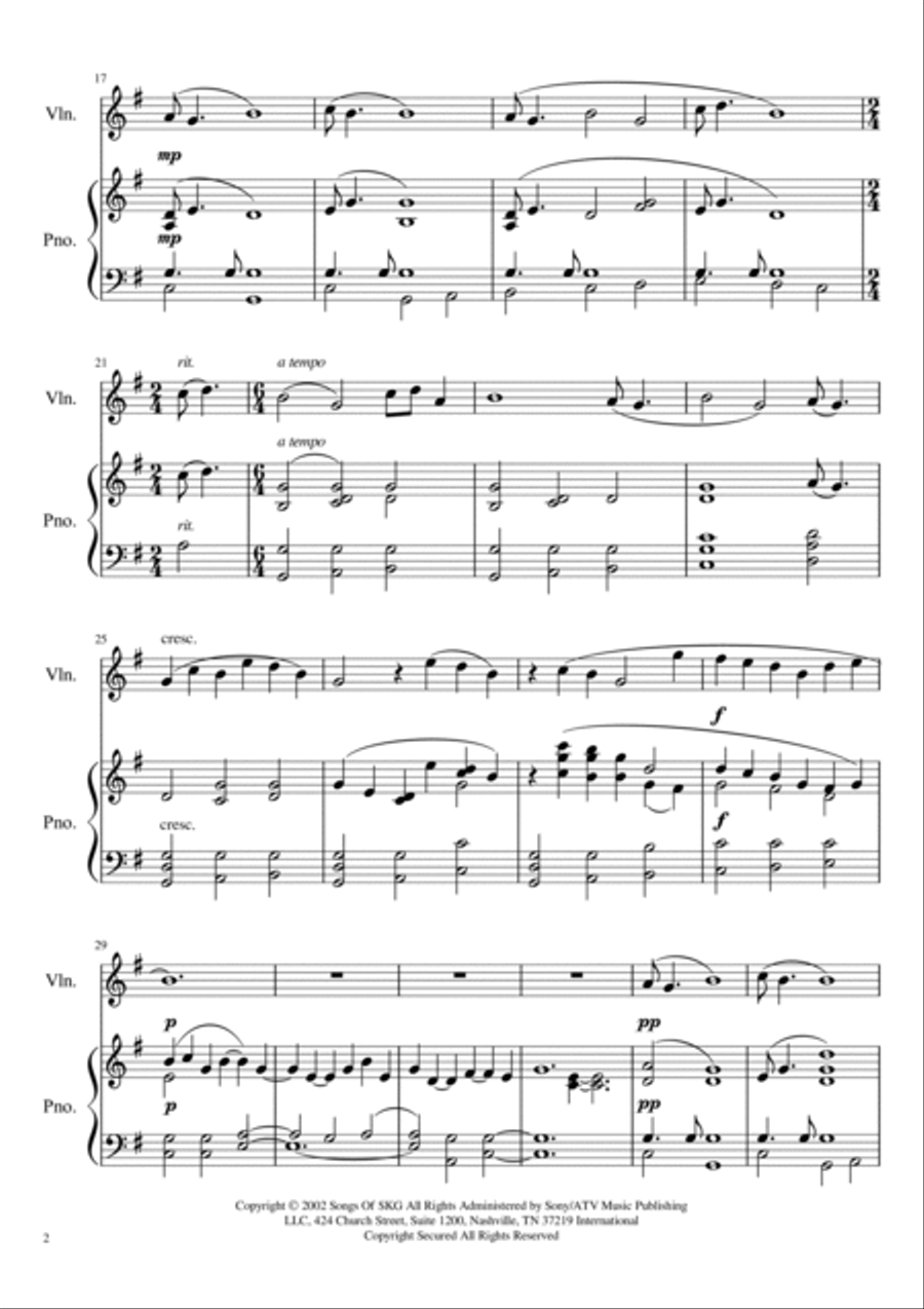 Road To Perdition Violin Solo scores gallery preview page 3