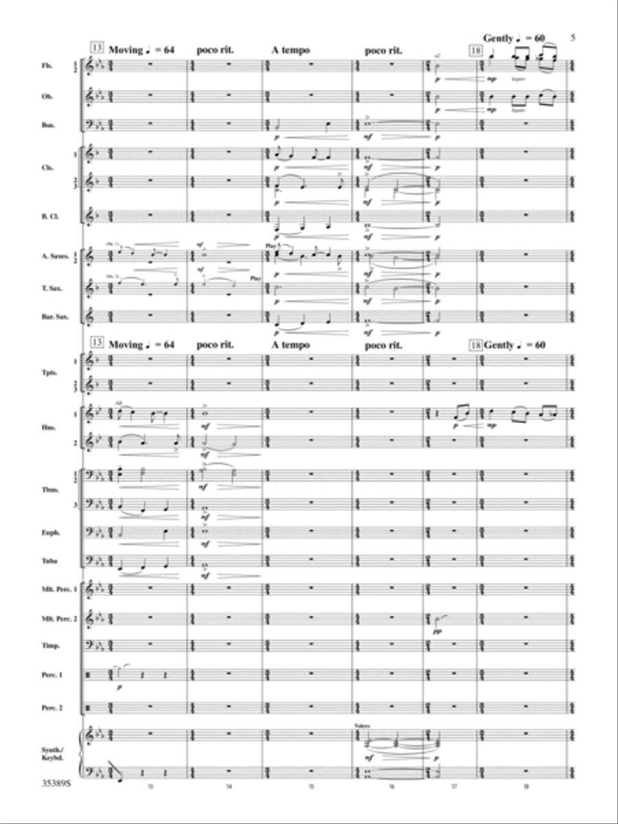 In Glorious Splendour: Score Concert Band scores gallery preview page 5