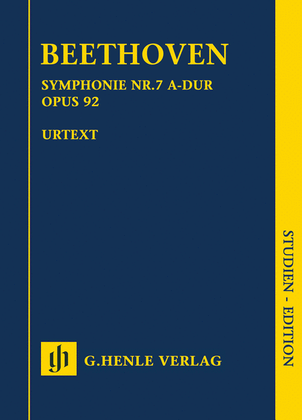 Book cover for Symphony No. 7 a Major Op. 92