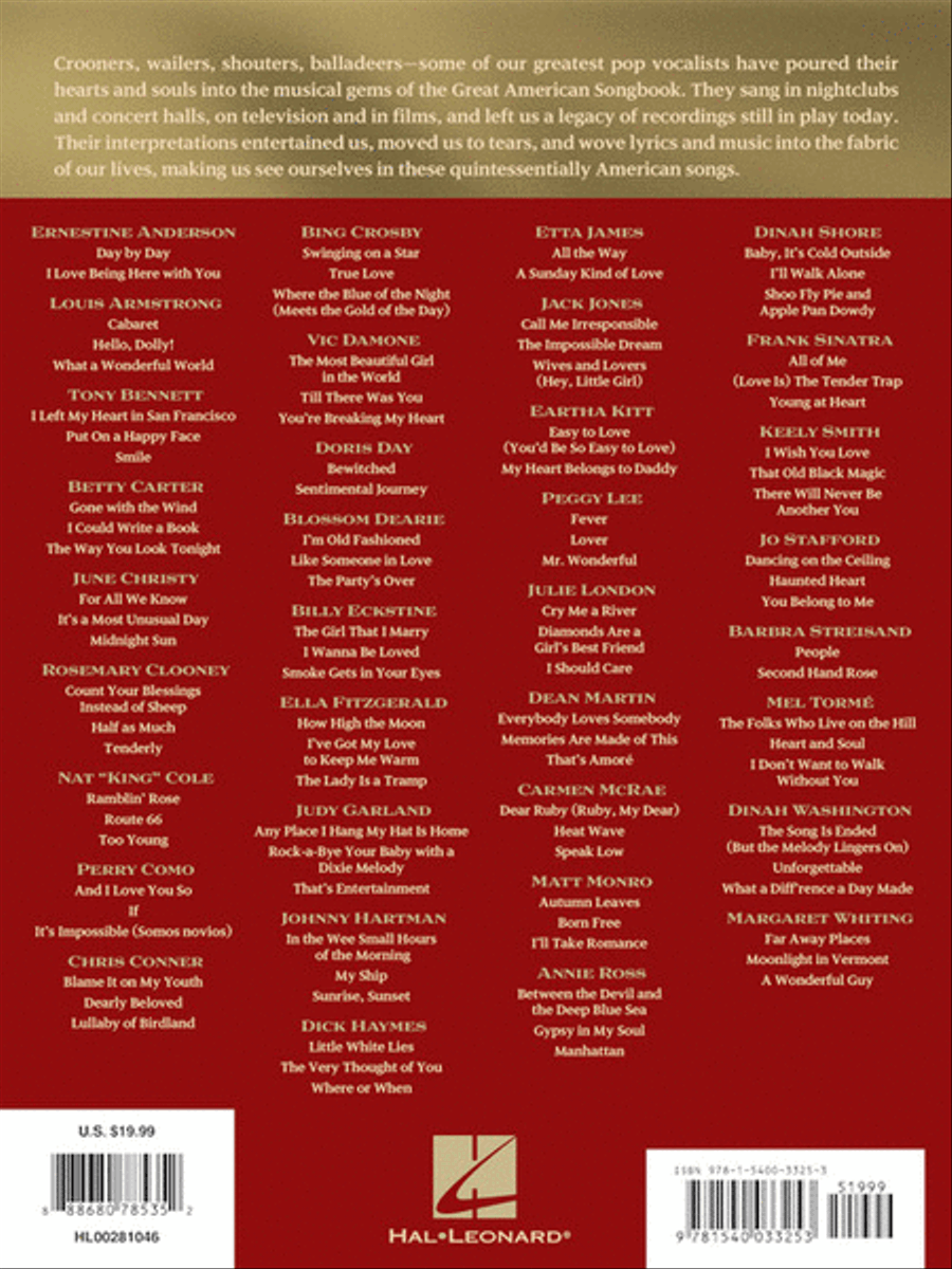 The Great American Songbook - The Singers Voice scores gallery preview page 6