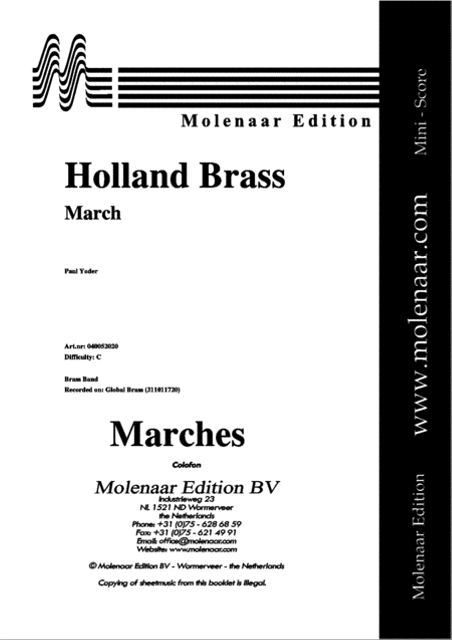 Holland Brass Brass Band scores gallery preview page 2
