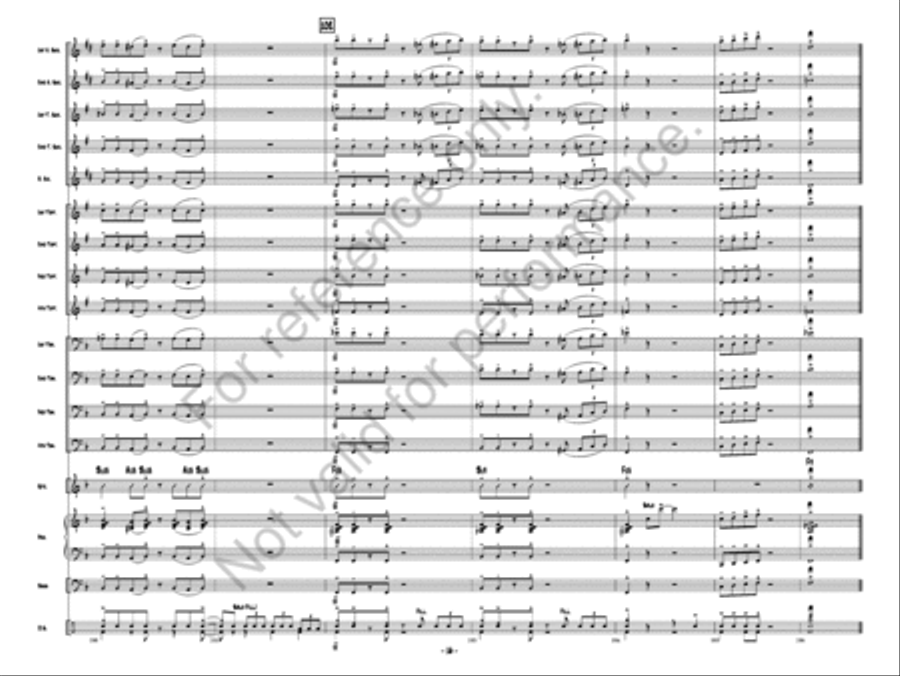 The Big Band Theory Jazz Ensemble scores gallery preview page 16