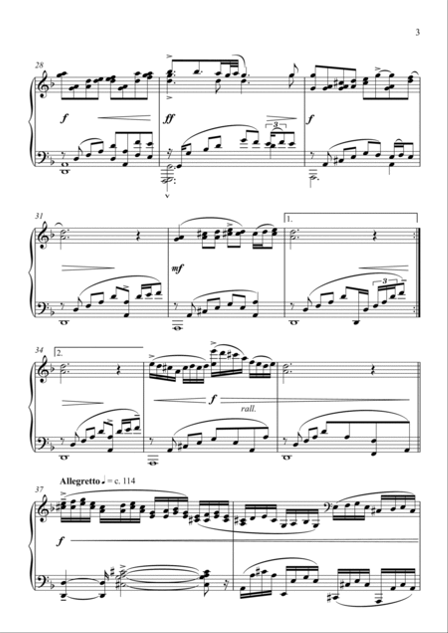 The Raymond Variations for Piano (Set 1) Piano Solo scores gallery preview page 4