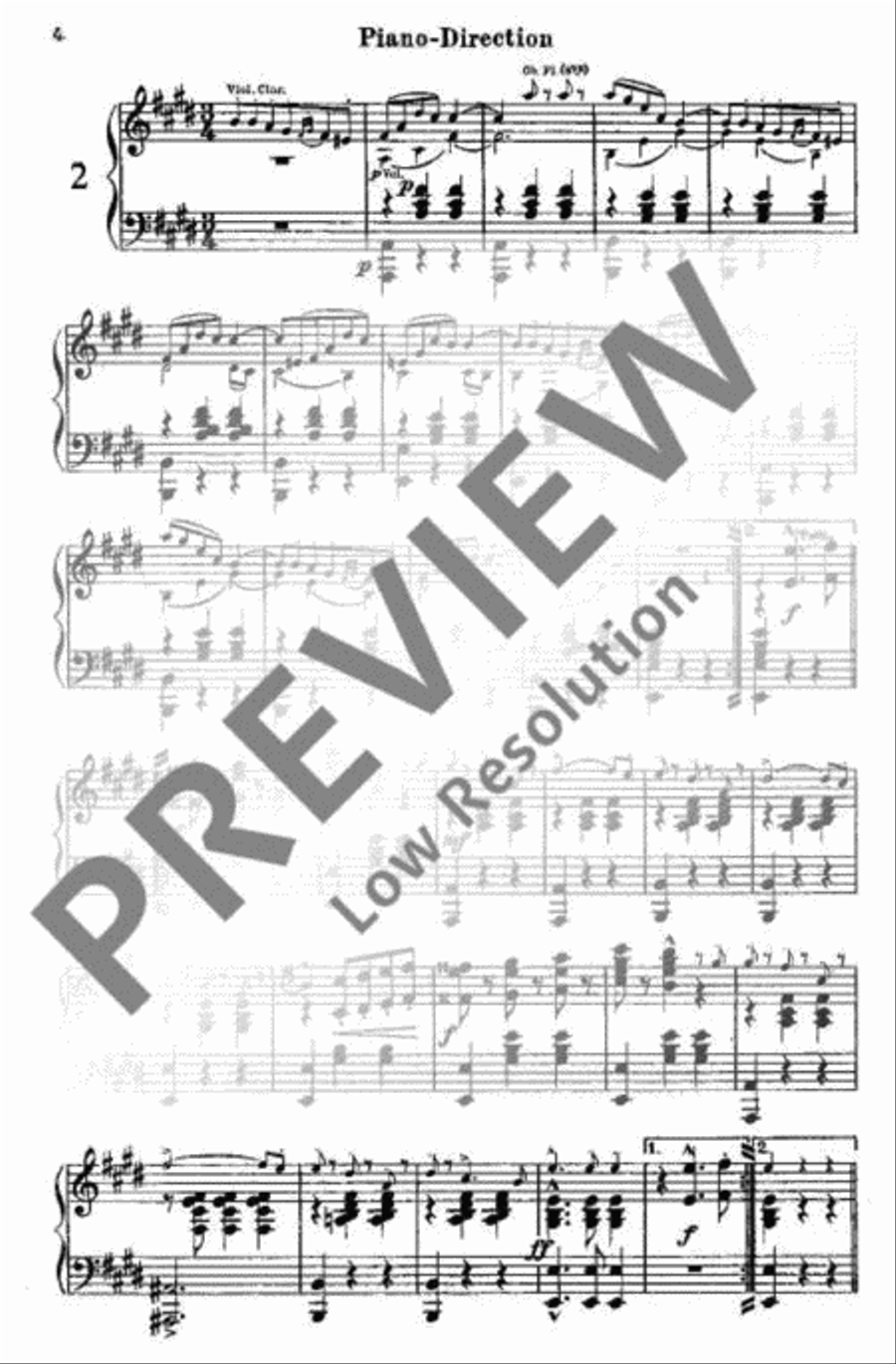 Hofballtänze Orchestra scores gallery preview page 5