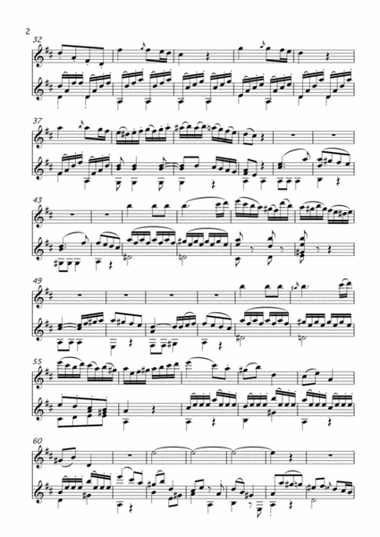 Flute Quartet K.285 Rondo Flute & Guitar