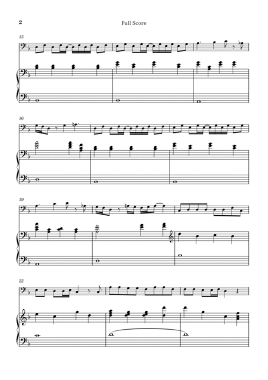 Peaches Piano scores gallery preview page 2