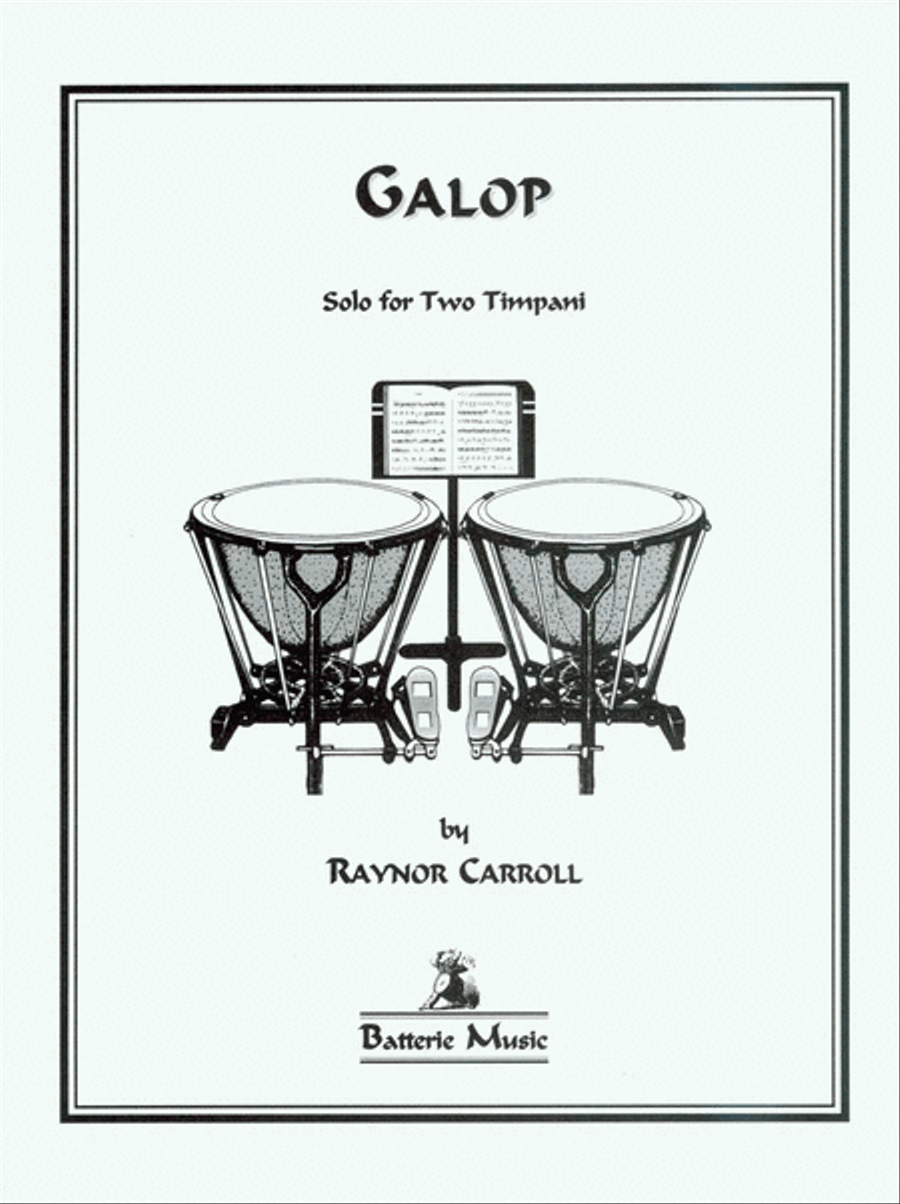 Galop Percussion - Sheet Music