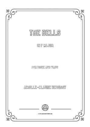 Book cover for Debussy-The Bells in F Major,for voice and piano