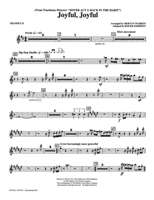 Book cover for Joyful, Joyful (from Sister Act 2) (arr. Roger Emerson) - Trumpet 2