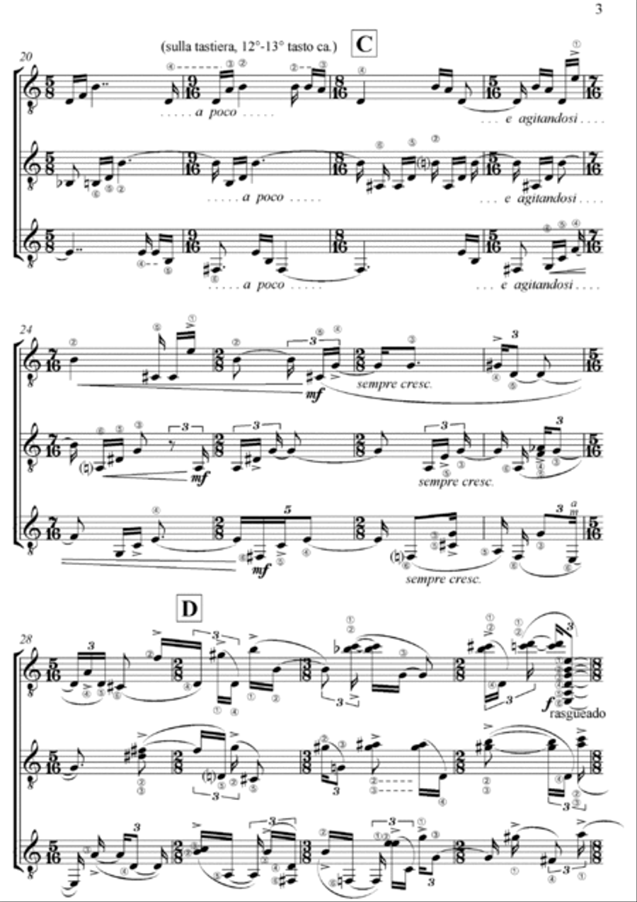 In-spira (arr. for 3 guitars) Small Ensemble scores gallery preview page 2
