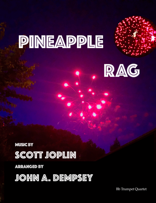 Book cover for Pineapple Rag (Trumpet Quartet)