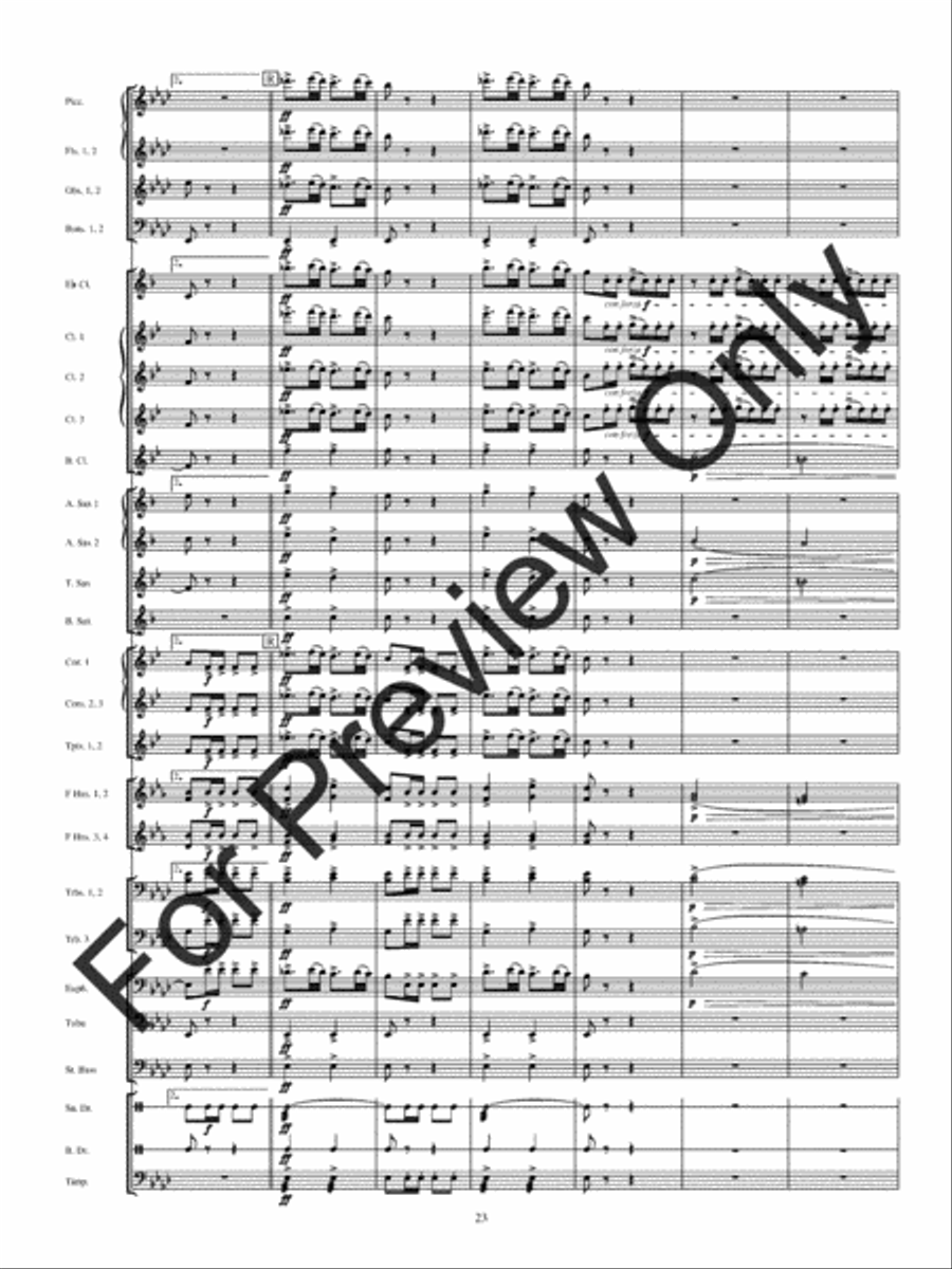Inglesina The Little English Girl Concert Band scores gallery preview page 26