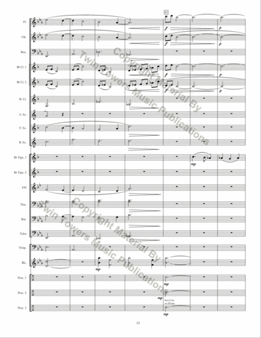 Grazioso Concert Band scores gallery preview page 14
